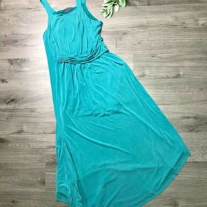 MAEVE | sz M green Azores maxi dress